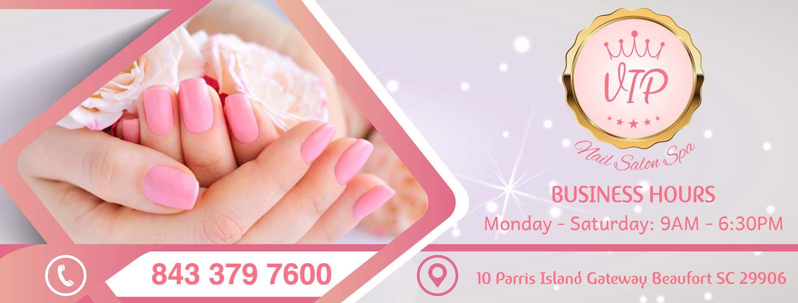 VIP Nail Salon & Spa Beaufort logo